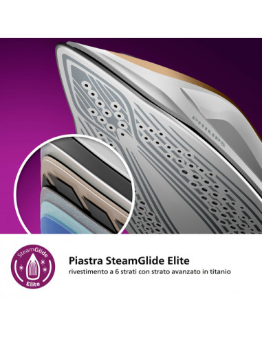 Philips Serie 7000 PerfectCare 7000 Series PSG7040/10 Ferro da stiro caldaia 2100W, 1.8 L