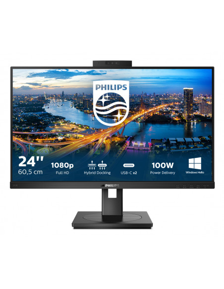 Philips B Line 243B1JH/00 Monitor PC 60,5 cm (23.8") 1920 x 1080 Pixel Full HD LCD Nero