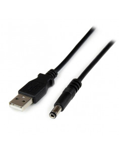 StarTech.com Cavo di alimentazione USB a barilotto tipo N 1 m 5 V CC - USB A a CC 5,5 mm