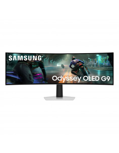 Samsung S49DG910SU Monitor PC 124,5 cm (49") 5120 x 1440 Pixel Dual QHD OLED Argento