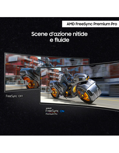 Samsung S49DG910SU Monitor PC 124,5 cm (49") 5120 x 1440 Pixel Dual QHD OLED Argento