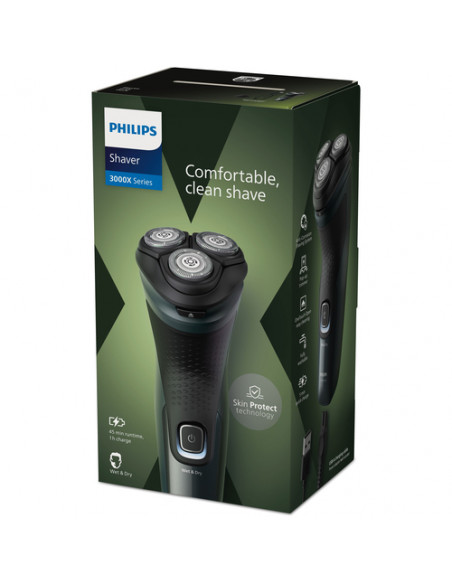 Philips Shaver 3000X Series X3052/00 Rasoio elettrico Wet & Dry