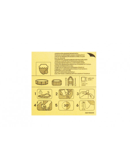 Bestway 62091 kit di riparazione per gonfiabili