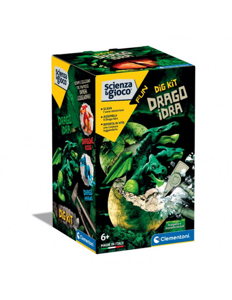 Clementoni Science & Jeu fun DIG KIT DRAGO IDRA