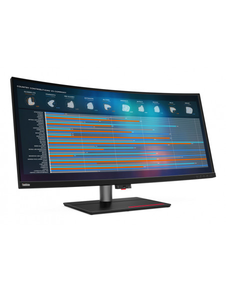 Lenovo ThinkVision P40w-20 LED display 100,8 cm (39.7") 5120 x 2160 Pixel 5K Ultra HD Nero