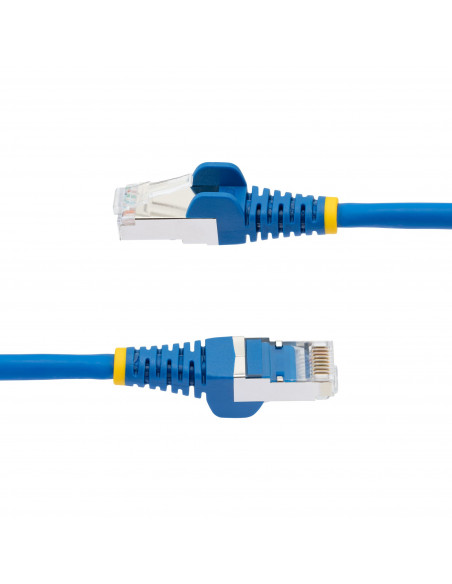 StarTech.com Cavo Ethernet CAT 6a - 50cm - Blu - Cavo di rete LAN Low Smoke Zero Halogen (LSZH) - 10GbE 500MHz 100W PoE++ - Filo