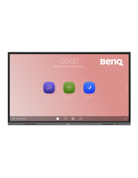 BenQ RE9803 Pannello piatto interattivo 2,49 m (98") LED 400 cd/m² 4K Ultra HD Nero Touch screen Processore integrato Android 1