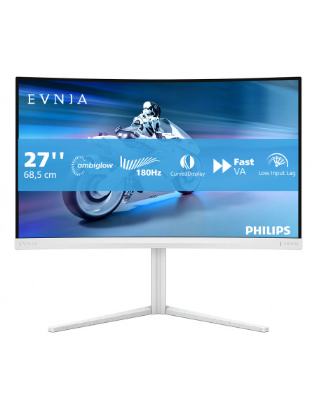 Philips Evnia 5000 27M2C5201L/00 LED display 68,6 cm (27") 1920 x 1080 Pixel Full HD LCD Bianco