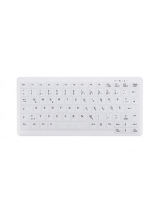 CHERRY AK-C4110 tastiera Medico RF Wireless QWERTZ Tedesco Bianco
