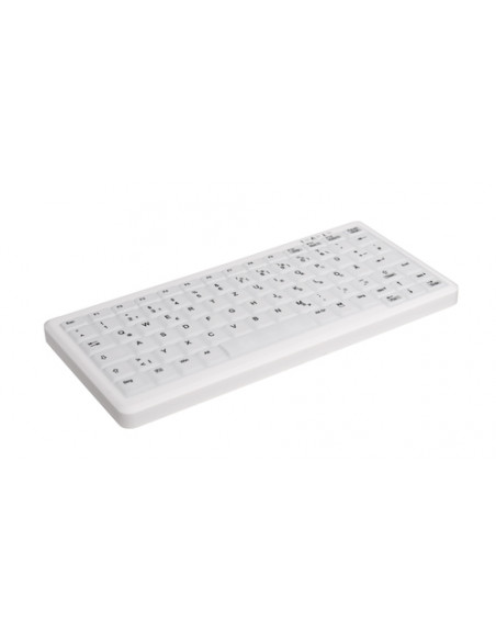 CHERRY AK-C4110 tastiera Medico RF Wireless QWERTZ Tedesco Bianco