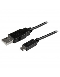 StarTech.com Cavo di sincronizzazione e di ricarica USB a Micro USB - Cavetto slim per Smartphone e Tablet A a Micro B slim da 2