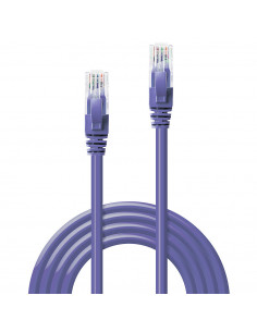 Lindy 48121 cavo di rete Viola 0,5 m Cat6 U/UTP (UTP) 2