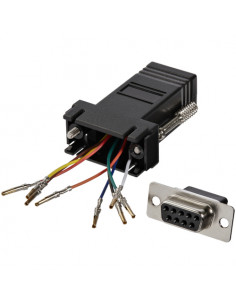 StarTech.com Adattatore Modulare seriale DB9 a RJ45 - F/F