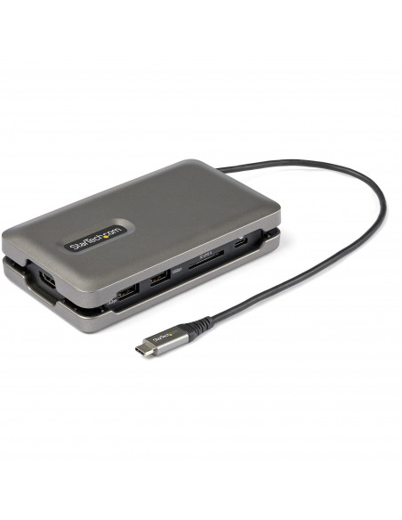 StarTech.com Adattatore Multiporta USB C - Da USB C a HDMI 2.0 4K 60Hz - Hub USB 2 Porte 10Gbps - 100W Power Delivery Pass-throu