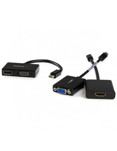 StarTech.com Adattatore Mini DisplayPort a HDMI e VGA - Convertitore audio/video da viaggio mDP 2 in 1 - 1920x1200 / 1080p