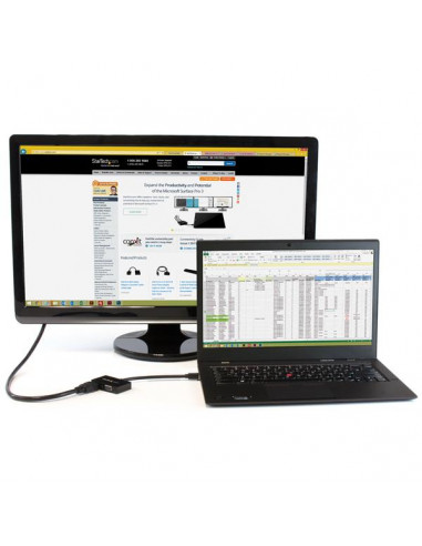 StarTech.com Adattatore Mini DisplayPort a HDMI e VGA - Convertitore audio/video da viaggio mDP 2 in 1 - 1920x1200 / 1080p