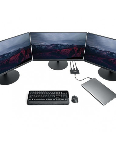 StarTech.com Adattatore Multi-Monitor USB-C a HDMI - Hub MST a 3 porte