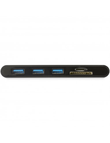 StarTech.com Adattatore Multi-porta USB-C con HDMI e VGA per portatili - 3x USB 3.0 - Lettore Schede SD - PD 3.0 - Cavo integrat