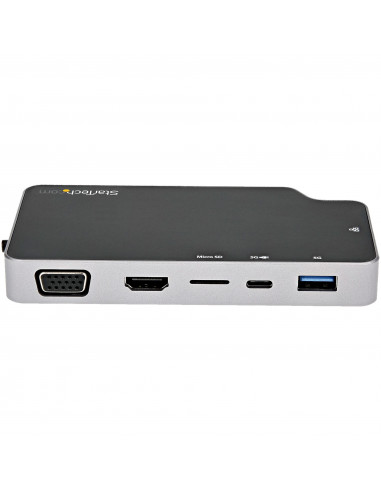 StarTech.com Adattatore Multiporta USB C - Convertitore USB-C a HDMI 4K o VGA con 100W Power Delivery Pass-through, 2 porte 10Gb