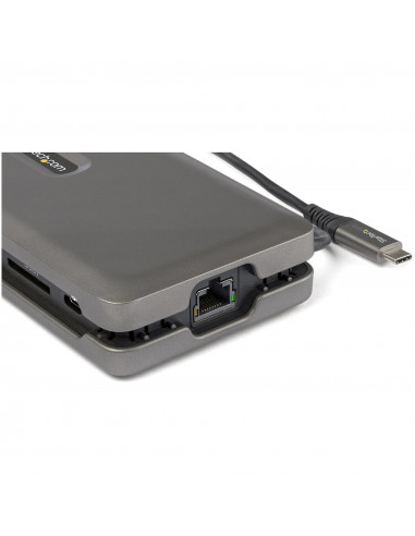 StarTech.com Adattatore Multiporta USB C - Da USB C a HDMI 2.0 4K 60Hz - Hub USB 2 Porte 10Gbps - 100W Power Delivery Pass-throu