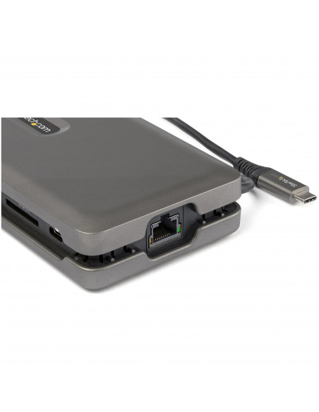 StarTech.com Adattatore Multiporta USB C - Da USB C a HDMI 2.0 4K 60Hz - Hub USB 2 Porte 10Gbps - 100W Power Delivery Pass-throu