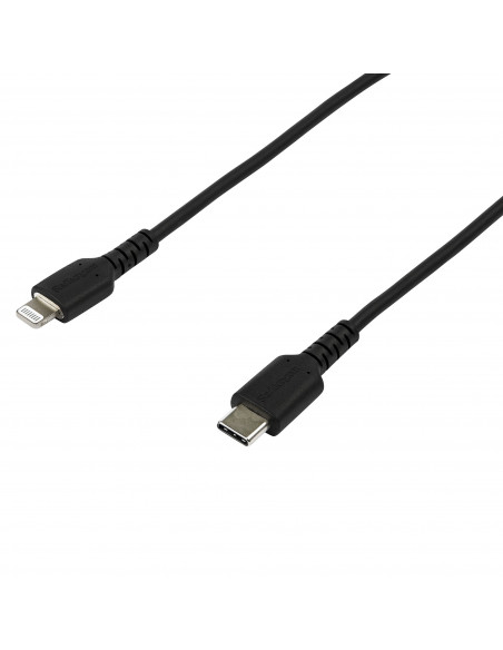 StarTech.com Cavo durevole da USB-C a Lightning da 2m nero - Cavo di alimentazione/sincronizzazione in Fibra aramidica robusta p