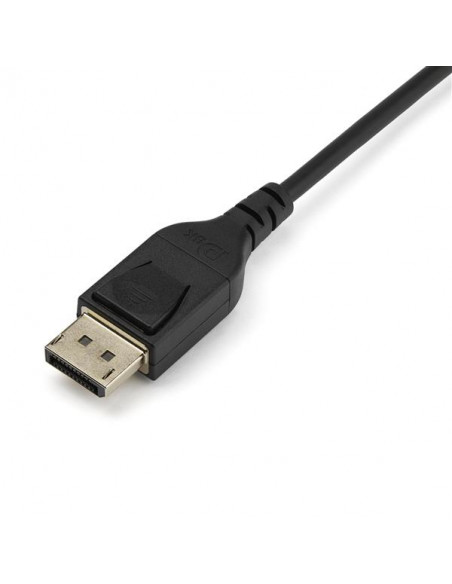 StarTech.com Cavo DisplayPort 1.4 certificato VESA da 2m - 8K 60Hz HBR3 HDR - Cavo per monitorc Certificato funziona con Chromeb