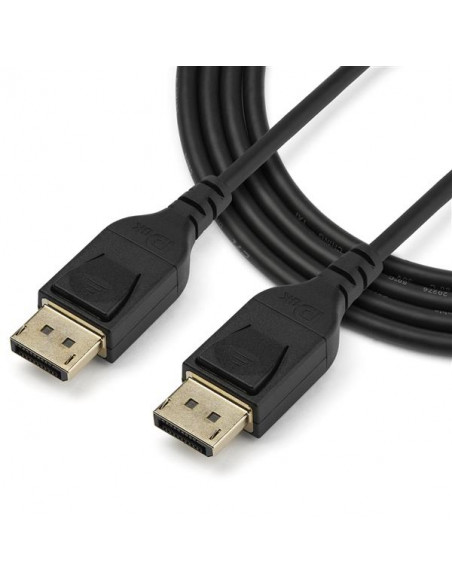 StarTech.com Cavo DisplayPort 1.4 certificato VESA da 2m - 8K 60Hz HBR3 HDR - Cavo per monitorc Certificato funziona con Chromeb