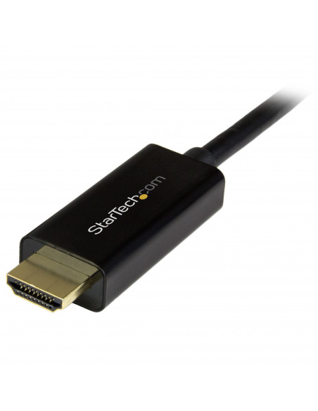 StarTech.com Cavo DisplayPort a HDMI Passivo 4K 30Hz - 2 m - Cavo Adattatore DisplayPort a HDMI - Convertitore DP 1.2 a HDMI - C