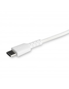 StarTech.com Cavo durevole da USB-C a Lightning da 1m bianco - Cavo di alimentazione/sincronizzazione in Fibra aramidica robusta 2