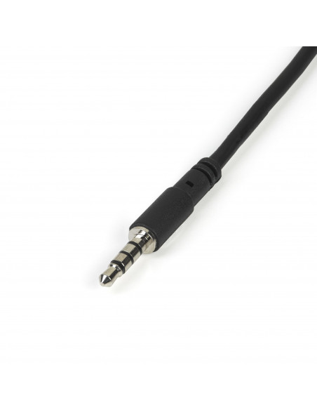 StarTech.com Cavo Sdoppiatore per Cuffie 3.5mm - Adattatore per Auricolare da 3.5mm Maschio a 2 Femmine