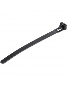 StarTech.com Fascette fermacavo riutilizzabili da 12 cm - 7 mm di larghezza, 30 mm di diametro del fascio e resistenza alla traz