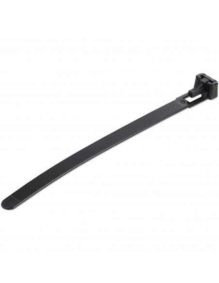 StarTech.com Fascette fermacavo riutilizzabili da 12 cm - 7 mm di larghezza, 30 mm di diametro del fascio e resistenza alla traz
