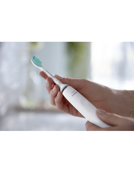 Philips 3100 series Sonicare Spazzolino Elettrico Sonico Bianco HX3671/13