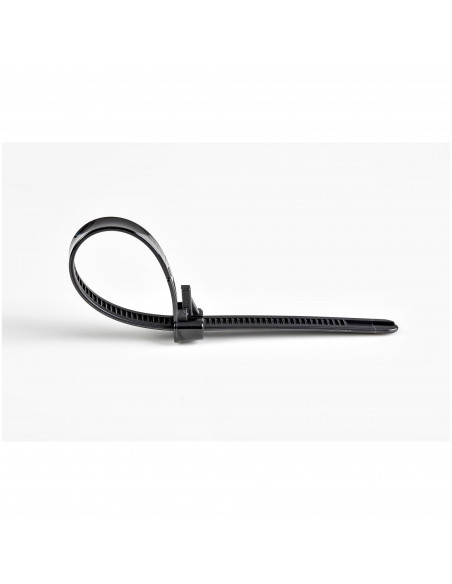 StarTech.com Fascette fermacavo riutilizzabili da 12 cm - 7 mm di larghezza, 30 mm di diametro del fascio e resistenza alla traz