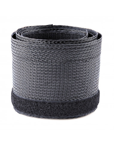 StarTech.com Guaina per cavi da 3 m con chiusura a strappo, accorciabile, diametro 3 cm, organizzatore per cavi di rete / guaina