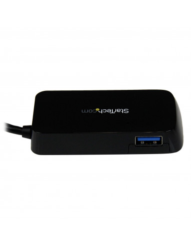 StarTech.com Hub Mini USB 3.0 SuperSpeed a 4 porte portatile - Nero