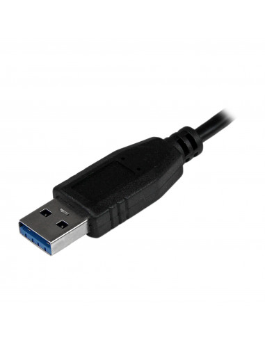 StarTech.com Hub Mini USB 3.0 SuperSpeed a 4 porte portatile - Nero
