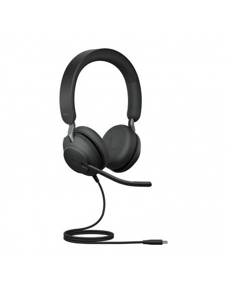 Jabra Evolve2 40 SE Auricolare Cablato A Padiglione Musica e Chiamate USB tipo-C Nero
