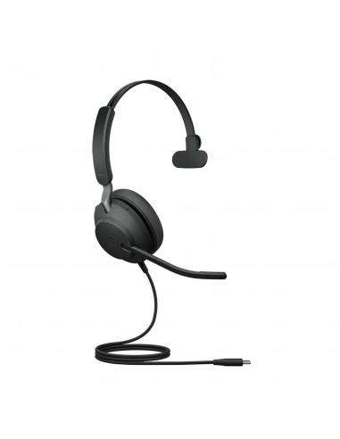 Jabra Evolve2 40 SE Auricolare Cablato A Padiglione Musica e Chiamate USB tipo-C Nero