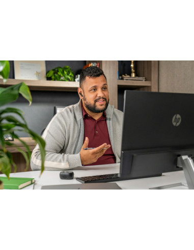 POLY Auricolari bianco sabbia Voyager Free 60+ UC + Adattatore BT700 USB-C + Custodia di ricarica touchscreen