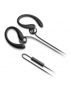 Philips TAA1105BK/00 Cuffie con Filo per Fitness e Sport, Microfono, IPX2 Resistenti al Sudore, Supporti per l'orecchio Flessibi 2