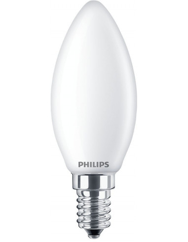 Philips Lampadina candela smerigliata a filamento 60 W B35 E14