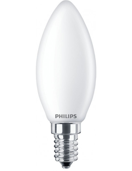 Philips Lampadina candela smerigliata a filamento 60 W B35 E14