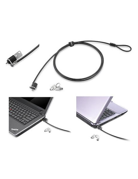 Lenovo 57Y4303 cavo di sicurezza Nero, Argento 1,52 m