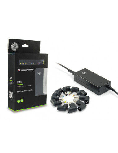 Conceptronic CNB65 adattatore e invertitore Interno 65 W Nero