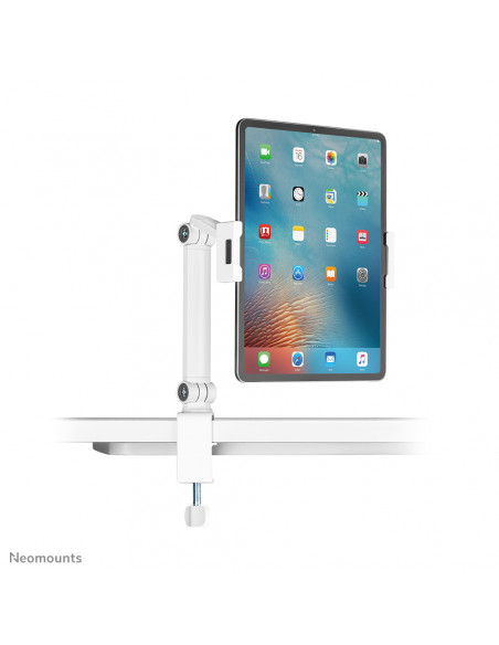 Neomounts DS15-545WH1 Morsetto da tavolo porta tablet 4.7-12.9" - universale - mobilità completa