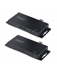 StarTech.com Kit Extender HDMI su fibra ottica LC, 4K 60Hz fino a 1km (Single Mode) o 300m (Multimode) - Estensore HDMI, HDR, HD