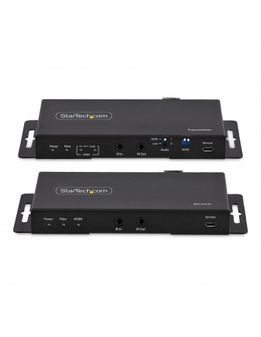 StarTech.com Kit Extender HDMI su fibra ottica LC, 4K 60Hz fino a 1km (Single Mode) o 300m (Multimode) - Estensore HDMI, HDR, HD