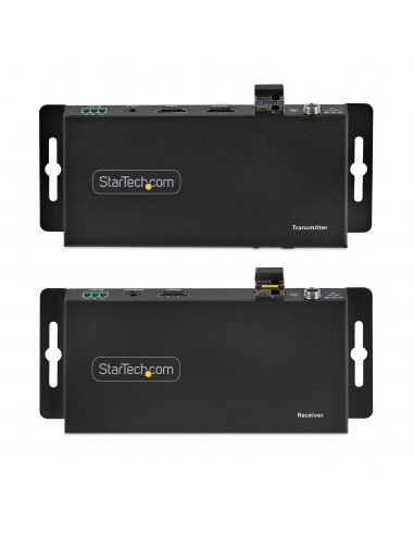 StarTech.com Kit Extender HDMI su fibra ottica LC, 4K 60Hz fino a 1km (Single Mode) o 300m (Multimode) - Estensore HDMI, HDR, HD
